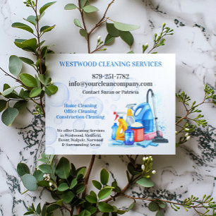 Sjabloon voor flyer voor schoonmaakdiensten voor t