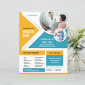Sjabloon voor folder gezondheidsbeurs | Folder voo (Staand voorkant)