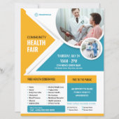 Sjabloon voor folder gezondheidsbeurs | Folder voo (Voorkant)