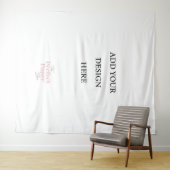 Sjabloon voor foto-achtergrond leeg wandkleed (In Situ (horizontaal))