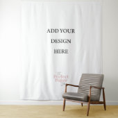 Sjabloon voor foto-achtergrond leeg wandkleed (In situ)