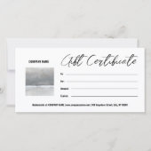 Sjabloon voor foto-cadeaubewijs Aanpasbaar  (Voorkant)