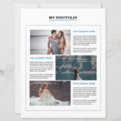Sjabloon voor fotograaf over mij pagina (Achterkant)