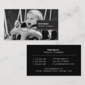 Sjabloon voor fotograaf visitekaartje (Voorkant / Achterkant)