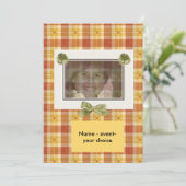 Sjabloon voor fotonotitiekaarten voor ontwerper kaart (Staand voorkant)