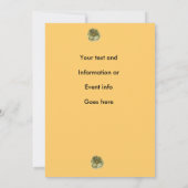 Sjabloon voor fotonotitiekaarten voor ontwerper kaart (Achterkant)