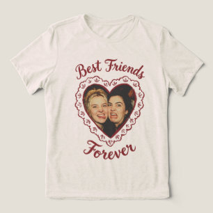 Sjabloon voor foto's van beste vrienden voor altij Tri-Blend shirt