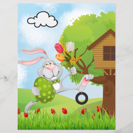 Sjabloon voor gebeurtenissen van de Paaskraftlever (Achterkant)