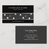 Sjabloon voor gebitsgebaren visitekaartje (Voorkant / Achterkant)