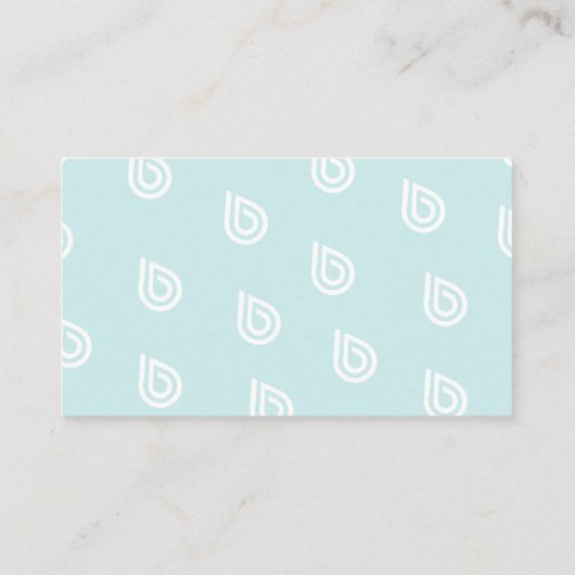 Sjabloon voor geregistreerde verzekeringskaart visitekaartje (Achterkant)