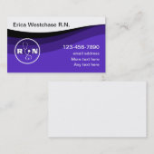 Sjabloon voor geregistreerde ziekteverzekeringskaa visitekaartje (Voorkant / Achterkant)