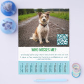 Sjabloon voor gevonden hond tik flyer (Enkel)