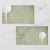 sjabloon voor golfbal visitekaartje in nood (Voorkant / Achterkant)