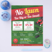 Sjabloon voor grasstrips flyer (Enkel)