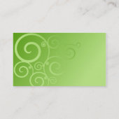  sjabloon voor groene natuur visitekaartje (Achterkant)