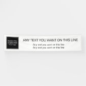 Sjabloon voor grote zakelijke Logo Spandoek (Horizontaal)