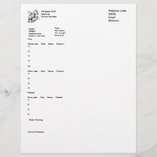  Sjabloon voor hergebruik Custom Briefhoofd