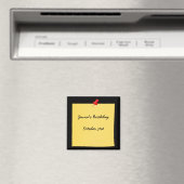 Sjabloon voor herinnering na ontvangst notitie, kl magneet (Insitu (Vaatwasser))