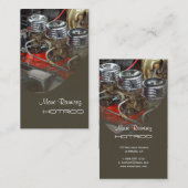 Sjabloon voor herstel van de gehoor visitekaartje (Voorkant / Achterkant)