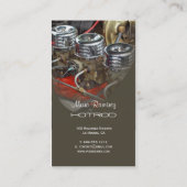 Sjabloon voor herstel van de gehoor visitekaartje (Achterkant)