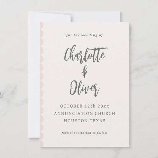 Sjabloon voor het bewaren van de datum met rode ro (Achterkant)