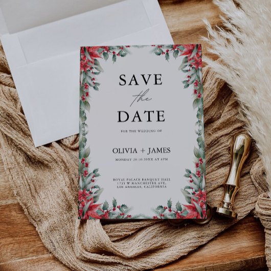 Sjabloon voor het bewaren van de kerstdatum kaart