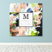 Sjabloon voor het binden van foto's met monogram canvas afdruk (Insitu (Houten vloer))