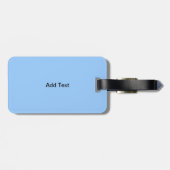 Sjabloon voor het leven in de fluitende oceaan bagagelabel (Achterkant horizontaal)