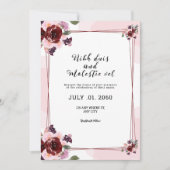 Sjabloon voor het ontwerp van de Kaart van de huwe (Voorkant)