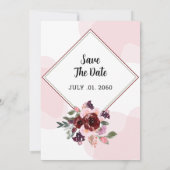 Sjabloon voor het ontwerp van de Kaart van de huwe (Achterkant)