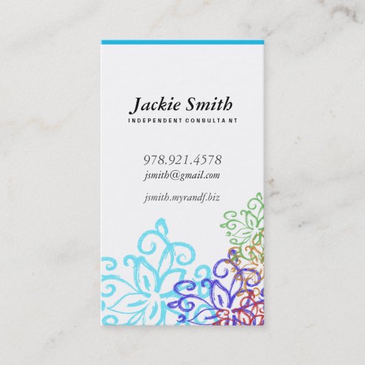 Sjabloon voor het ontwerp van Visitekaartjes (Voorkant)