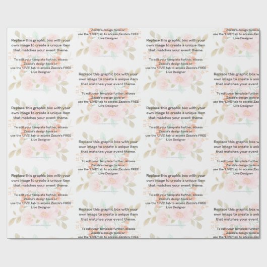 Sjabloon voor het ontwerpen van je eigen patroon F Cadeaupapier (Vlak)