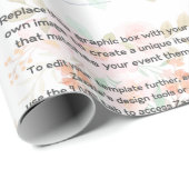 Sjabloon voor het ontwerpen van je eigen patroon F Cadeaupapier (Rol Hoek)