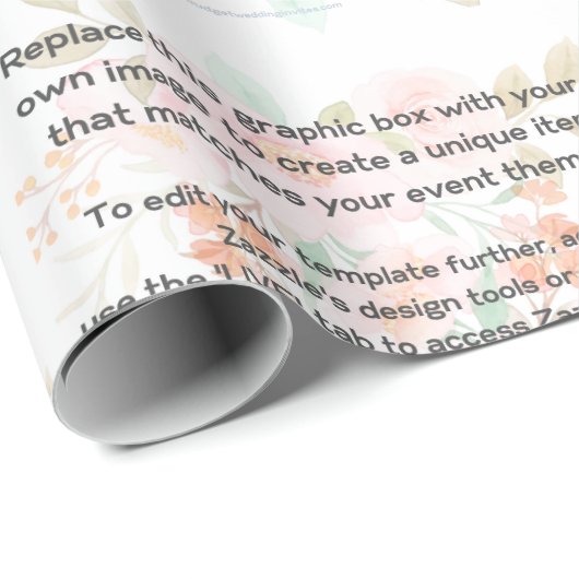 Sjabloon voor het ontwerpen van je eigen patroon F Cadeaupapier (Rol Hoek)