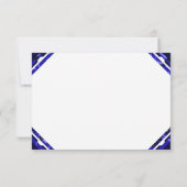 Sjabloon voor het uitnodigen van Blank zeevaartwie Kaart (Achterkant)