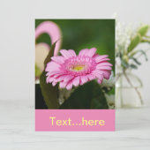 Sjabloon voor het uitnodigen van een bruiloft kaart (Staand voorkant)