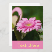 Sjabloon voor het uitnodigen van een bruiloft kaart (Voorkant / Achterkant)