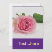 Sjabloon voor het uitnodigen van een bruiloft kaart (Voorkant)