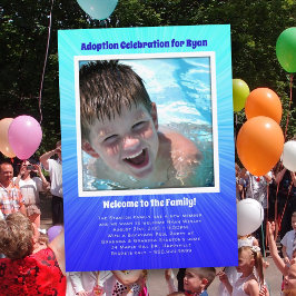 Sjabloon voor het uitnodigen van foto's van oudere kaart