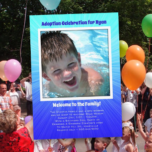 Sjabloon voor het uitnodigen van foto's van oudere kaart