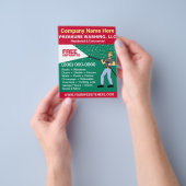 Sjabloon voor het wassen en reinigen van de druk flyer (Hand)