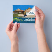 Sjabloon voor het wassen van de druk flyer (Hand)