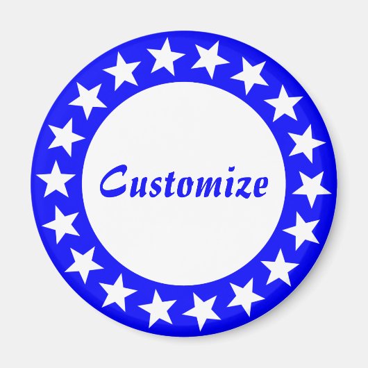 Sjabloon voor het zien van sterren - 2 magneet (Voorkant)