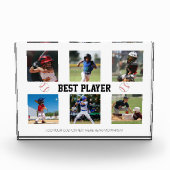 Sjabloon voor honkbal-fotocollage Foto Blok (Voorkant)