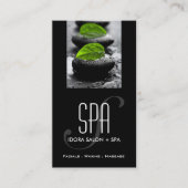 Sjabloon voor Hot Stones Spa en Massage Business C Afsprakenkaartje (Voorkant)