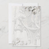 Sjabloon voor huwelijksfeestjes kaart (Achterkant)