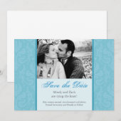 Sjabloon voor huwelijksuitnodiging (Voorkant / Achterkant)