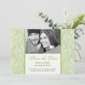 Sjabloon voor huwelijksuitnodiging (Staand voorkant)