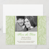 Sjabloon voor huwelijksuitnodiging (Voorkant / Achterkant)