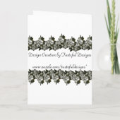 Sjabloon voor huwelijksuitnodiging (Achterkant)